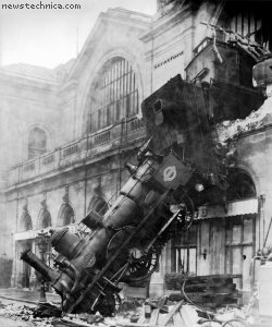 Train wreck at Stratford