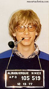 Jack Schofield Bill Gates mugshot