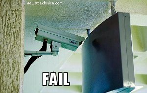 CCTV epic fail