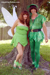 Tinkerbell and Peter Pan (Dorothy and Randy Constan)