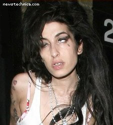 Amy Winehouse in the peak of mental health and alertness