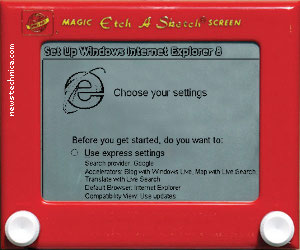 Microsoft Internet Etch-A-Sketch™ 8