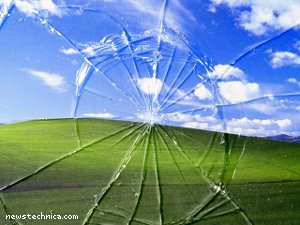 Broken Windows XP background