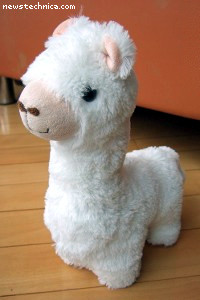 White Cao Ni Ma Alpaca Toy