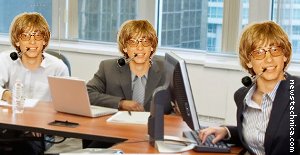 Microsoft altered head photo