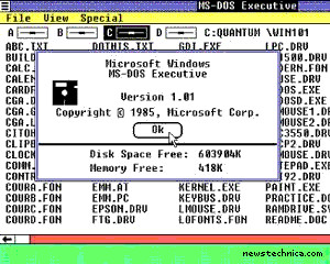 Windows 1.0 screen shot